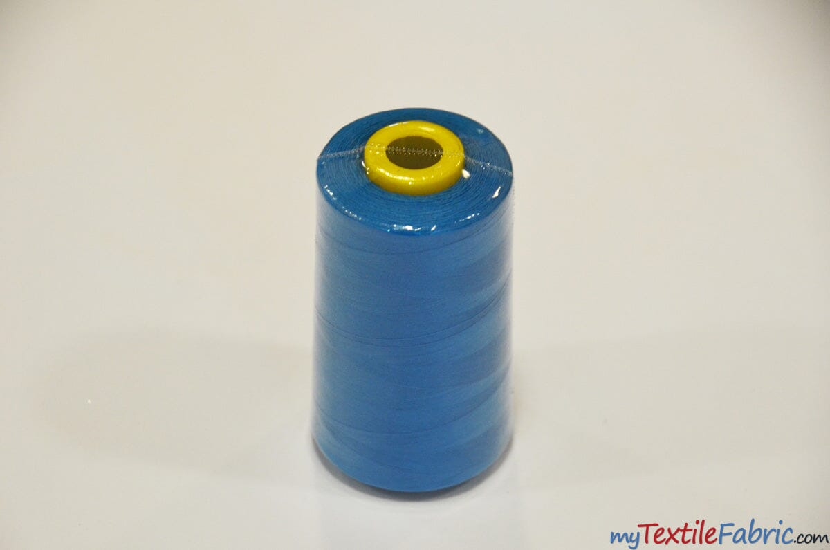 All Purpose Polyester Thread | 6000 Yard Spool | 50 + Colors Available | My Textile Fabric Turquoise 