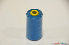 Load image into Gallery viewer, All Purpose Polyester Thread | 6000 Yard Spool | 50 + Colors Available | My Textile Fabric Turquoise 