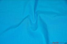 Load image into Gallery viewer, Polyester Cotton Broadcloth Fabric | 60&quot; Wide | Solid Colors | Continuous Yards | Multiple Colors | Fabric mytextilefabric Yards Turquoise 