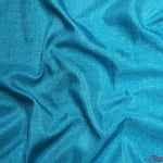 Load image into Gallery viewer, Vintage Linen Fabric | Imitation Burlap Fabric | 60&quot; Wide | Faux Burlap | Vintage Rustic Natural Look Burlap | Washable Burlap Fabric for Decor | Fabric mytextilefabric Yards Turquoise 
