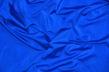 Load image into Gallery viewer, Nylon Spandex 4 Way Stretch Fabric | 60&quot; Width | Great for Swimwear, Dancewear, Waterproof, Tablecloths, Chair Covers | Multiple Colors | Fabric mytextilefabric Yards Royal Blue 