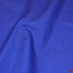 Load image into Gallery viewer, Polyester Cotton Broadcloth Fabric | 60&quot; Wide | Solid Colors | Continuous Yards | Multiple Colors | Fabric mytextilefabric Yards Royal Blue 
