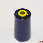 Load image into Gallery viewer, All Purpose Polyester Thread | 6000 Yard Spool | 50 + Colors Available | My Textile Fabric Navy 
