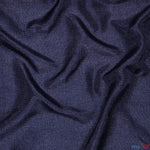 Load image into Gallery viewer, Vintage Linen Fabric | Imitation Burlap Fabric | 60&quot; Wide | Faux Burlap | Vintage Rustic Natural Look Burlap | Washable Burlap Fabric for Decor | Fabric mytextilefabric Yards Navy Blue 
