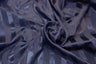 Bridal Satin Stripe Brocade | Bridal Stripe Jacquard | 60" Wide | 4 Colors Available | Satin Stripe Fabric | Fabric mytextilefabric Yards Dark Navy 