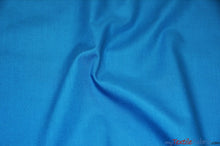 Load image into Gallery viewer, Polyester Cotton Broadcloth Fabric | 60&quot; Wide | Solid Colors | Continuous Yards | Multiple Colors | Fabric mytextilefabric Yards Ocean Blue 
