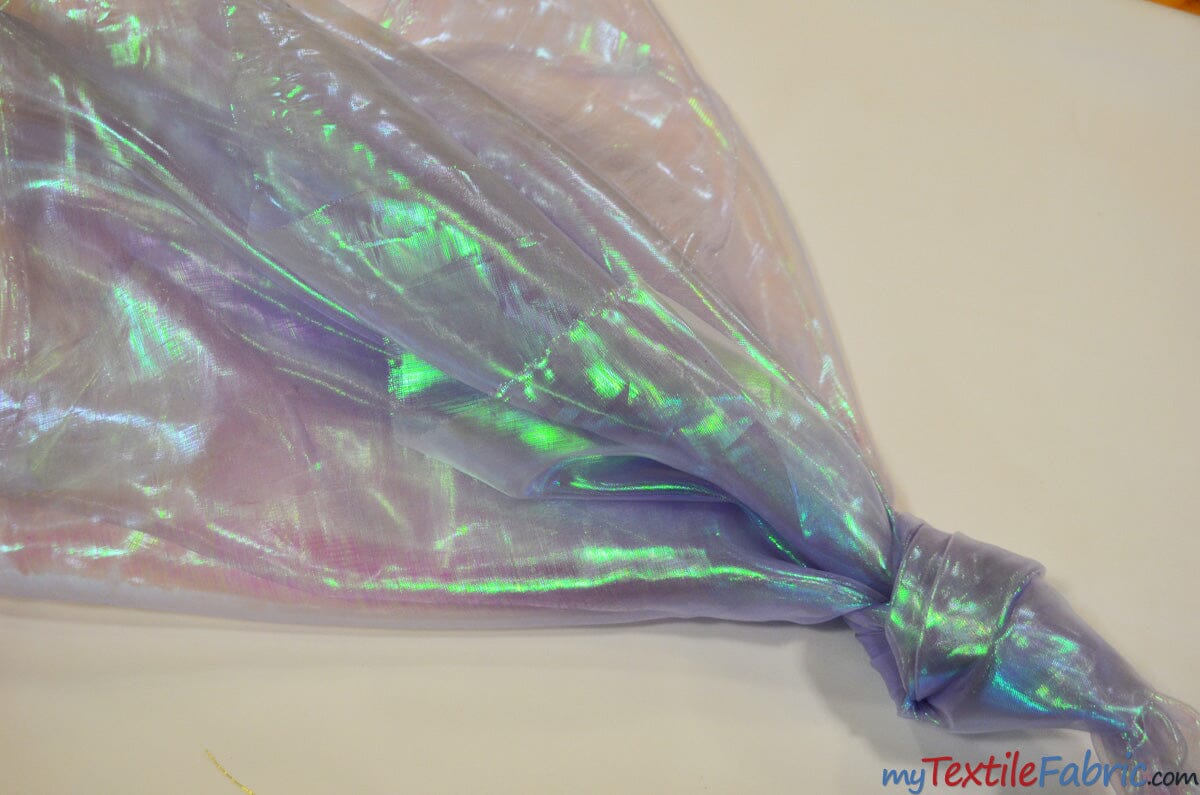 Neon Green Iridescent Crush 40-45 Inches Wide 100% Polyester Soft Light  Weight, Sheer, See Through iridescent Organza-Sold By The Yard.