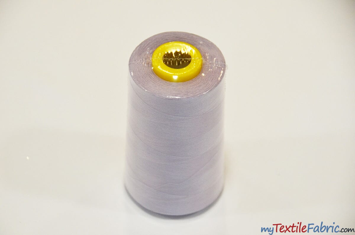 All Purpose Polyester Thread | 6000 Yard Spool | 50 + Colors Available | My Textile Fabric Lavender 