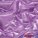 Load image into Gallery viewer, Stretch Charmeuse Satin Fabric | Soft Silky Satin Fabric | 96% Polyester 4% Spandex | Multiple Colors | Continuous Yards | Fabric mytextilefabric Lavender 
