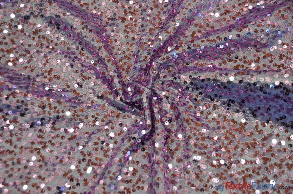 Sequins Taffeta Fabric by the Yard | Glitz Sequins Taffeta Fabric | Raindrop Sequins | 54" Wide | Tablecloths, Runners, Dresses, Apparel | Fabric mytextilefabric Yards Lavender 