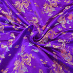 Load image into Gallery viewer, Dragon Brocade | Chinese Dragon Brocade | 45&quot; Wide | Chinese Brocade Fabric | Fabric mytextilefabric Yards Purple 
