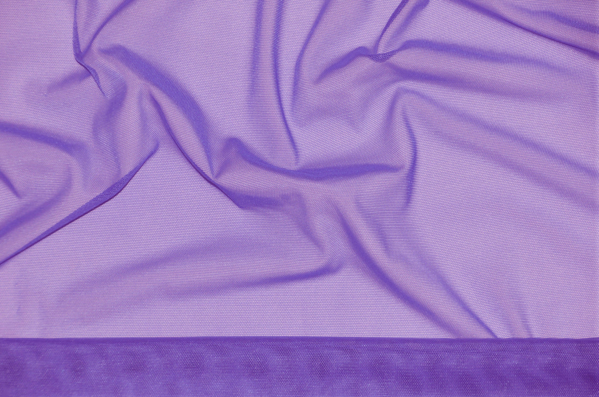 Super Soft Power Mesh Spandex | 20% Spandex | 60" Wide | 4 Way Stretch | Multiple Colors | Fabric mytextilefabric Yards Purple 