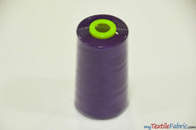 Load image into Gallery viewer, All Purpose Polyester Thread | 6000 Yard Spool | 50 + Colors Available | My Textile Fabric Purple 