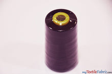 Load image into Gallery viewer, All Purpose Polyester Thread | 6000 Yard Spool | 50 + Colors Available | My Textile Fabric Plum 