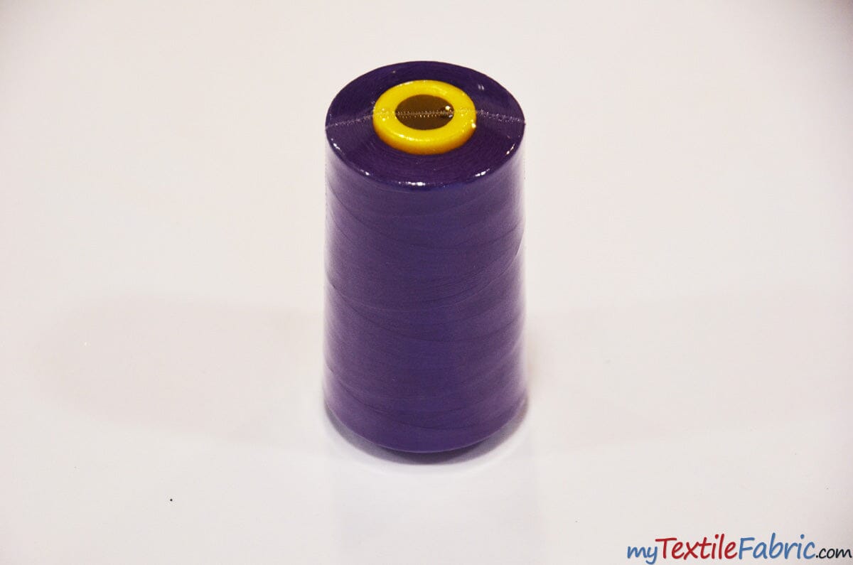 All Purpose Polyester Thread | 6000 Yard Spool | 50 + Colors Available | My Textile Fabric Light Purple 