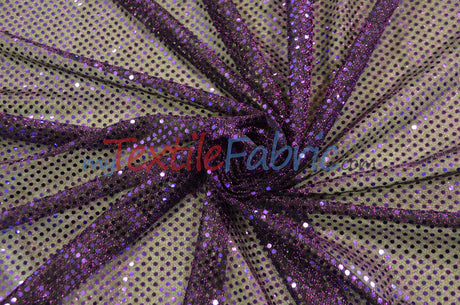 Confetti Dot Sequins Fabric | 3mm Sequins Fabric | 45" Wide | Glued 3mm Sequins Fabric | Costume Cosplay Fashion Decoration |