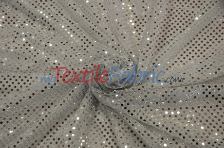 Confetti Dot Sequins Fabric | 3mm Sequins Fabric | 45" Wide | Glued 3mm Sequins Fabric | Costume Cosplay Fashion Decoration |