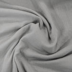 Load image into Gallery viewer, Double Layer Cotton Gauze Fabric | Soft Double Layer Muslin | 48&quot; Wide | Double Cotton Gauze Fabric | Fabric mytextilefabric Yards Silver 
