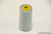 Load image into Gallery viewer, All Purpose Polyester Thread | 6000 Yard Spool | 50 + Colors Available | My Textile Fabric Silver 