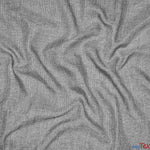Load image into Gallery viewer, Vintage Linen Fabric | Imitation Burlap Fabric | 60&quot; Wide | Faux Burlap | Vintage Rustic Natural Look Burlap | Washable Burlap Fabric for Decor | Fabric mytextilefabric Yards Silver 
