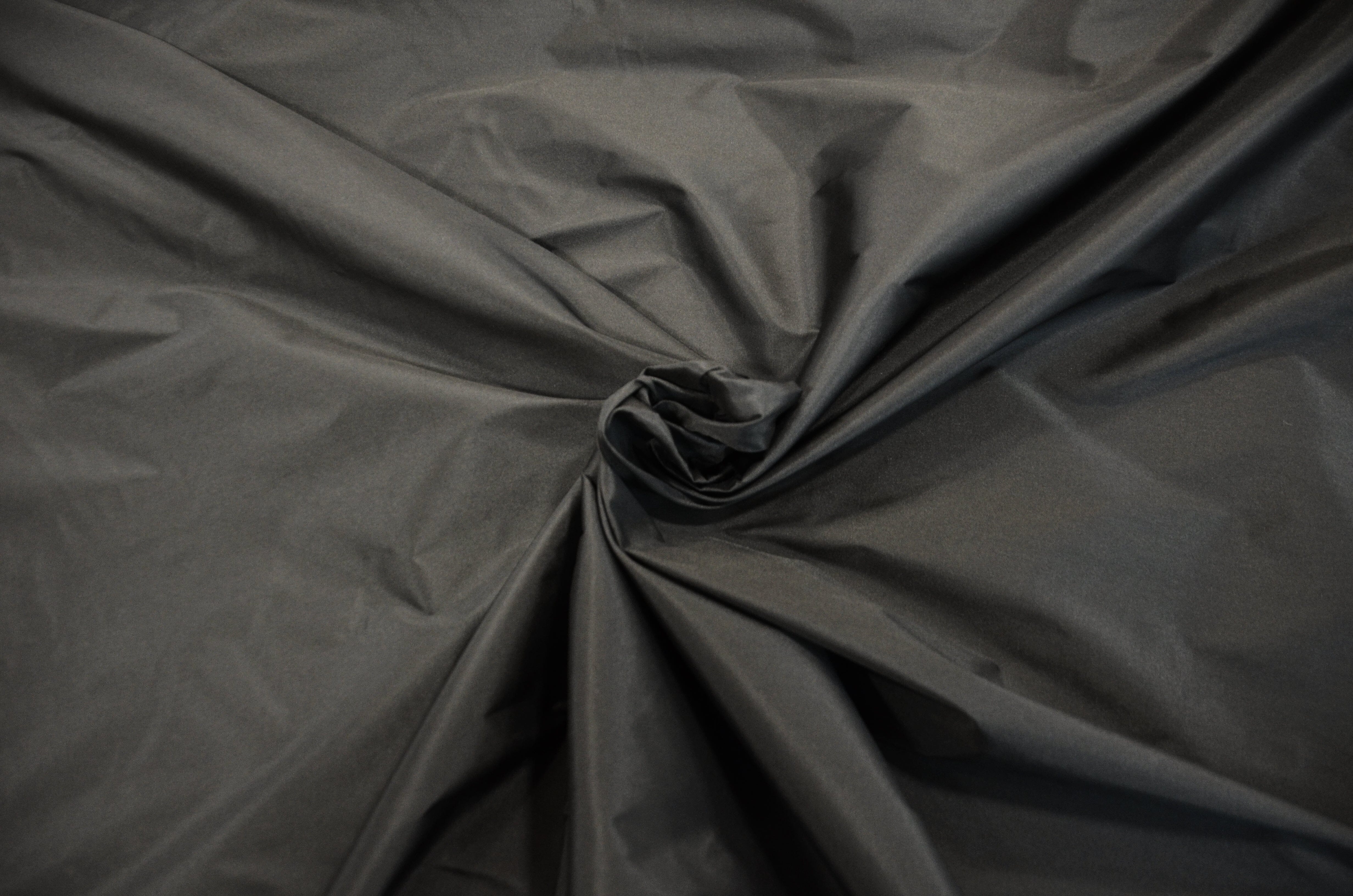 Polyester Silk Taffeta Fabric | Soft Polyester Taffeta Dupioni Fabric by the Yard | 54" Wide | Dresses, Curtain, Cosplay, Costume | Fabric mytextilefabric Yards Black 