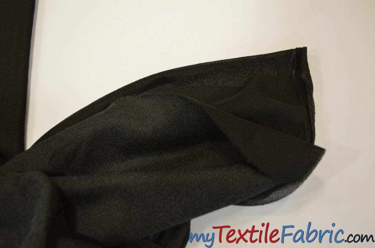Medium weight fusible iron on interfacing - Black – On Trend Fabrics