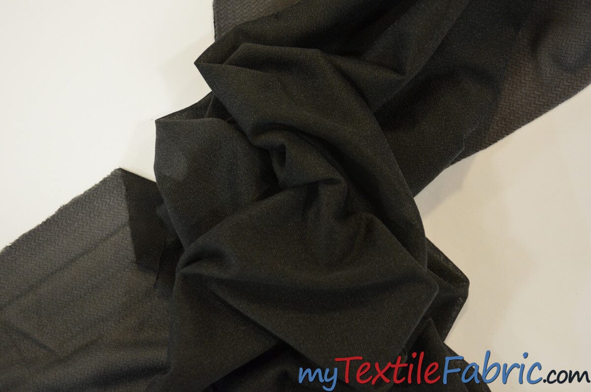 Tessuto per cucire fusibile leggero bianco/nero 100x100cm fodera adesiva  Interlining tessuto Interlining Iron-On su