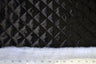 Quilted Satin Batting Fabric | 60" Wide | Padded Quilted Super Soft Satin | Silky Satin Quilted Padded Fabric | Jacket Liner Fabric | newtextilefabric Yards Black 