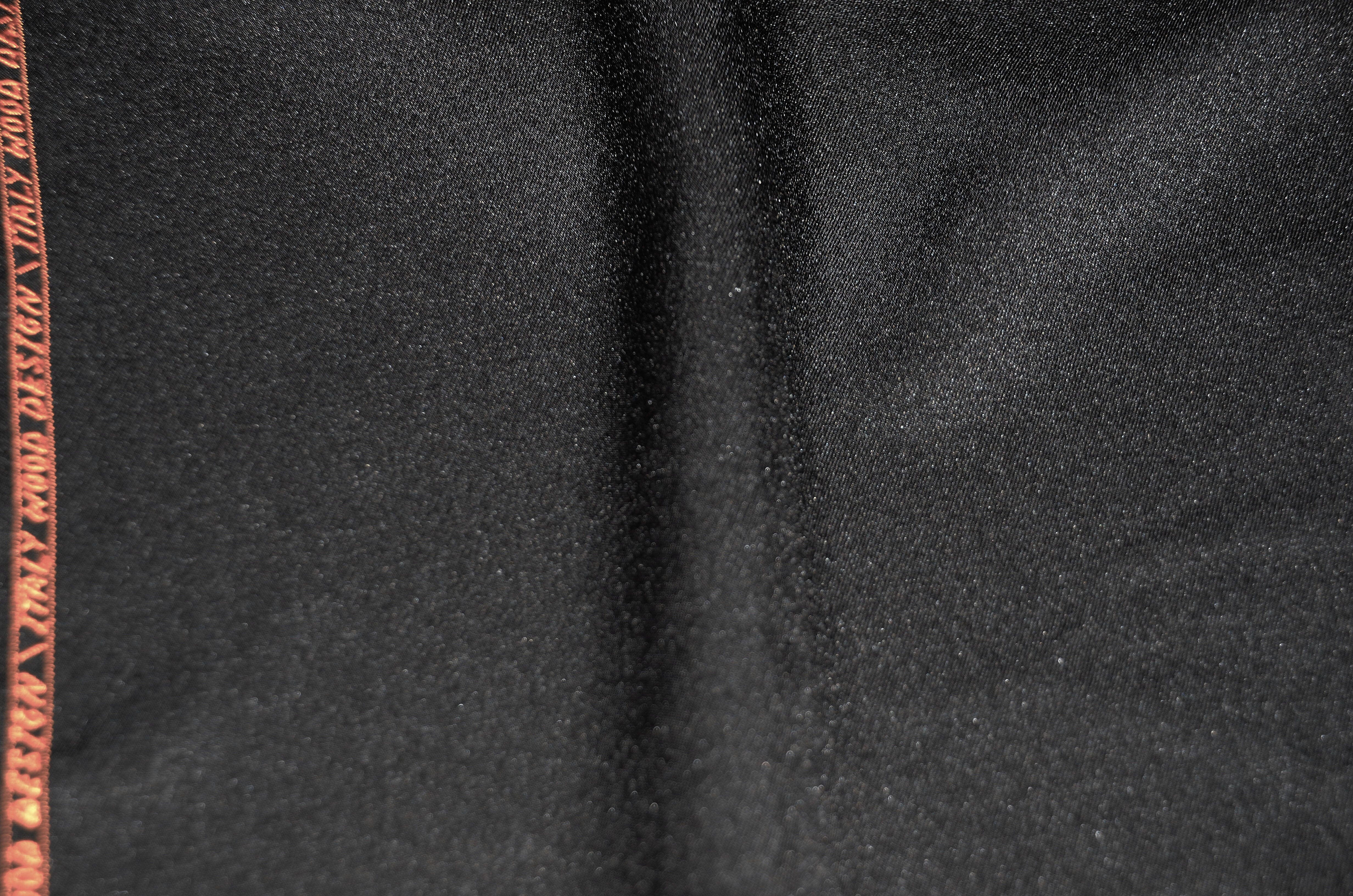 Black Polyester Suiting Fabric | 58" Wide | Black Woven Polyester Suiting Fabric | Fabric mytextilefabric 