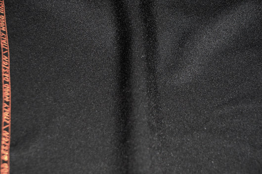 Black Polyester Suiting Fabric | 58