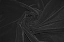 Soft Triple Velvet Fabric | 45" Wide | Plush Triple Velvet | Made in Korea | Multiple Colors | Fabric mytextilefabric Yards Black 