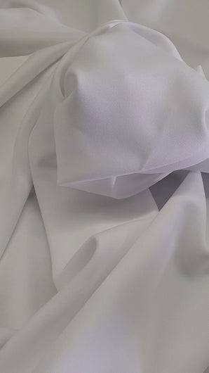 Solid Twill Polyester Spandex Woven Fabric