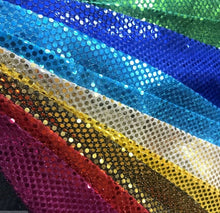 Load image into Gallery viewer, Confetti Dot Sequins Fabric | 6mm Sequins Fabric | 45&quot; Wide | Glued 6mm Sequins Fabric | Costume Cosplay Fashion Decoration | Fabric mytextilefabric 