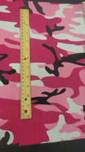 Load and play video in Gallery viewer, Hot Pink Camouflage Cotton Print | 100% Cotton Print | 60&quot; Wide |
