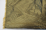 Taffeta Fabric | Bark Leaf Taffeta Fabric by the Yard x 60" Wide | Apparel, Costume, Dress, Cosplay, Wedding, Tablecloth, Overlay | Zig zag Fabric mytextilefabric 3"x3" Sample Swatch Bronze Olive 