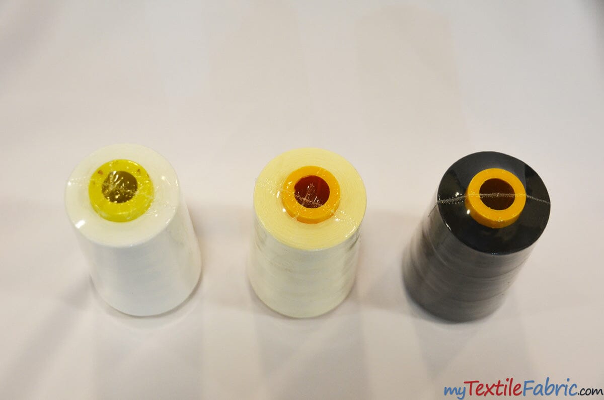All Purpose Polyester Thread | 6000 Yard Spool | 50 + Colors Available | My Textile Fabric 