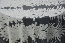 Load image into Gallery viewer, White Bridal Lace Fabric | E15170 | White Embroidery Lace Fabric | 50&quot; Wide | Wedding Beaded Lace Fabric | Fabric mytextilefabric 