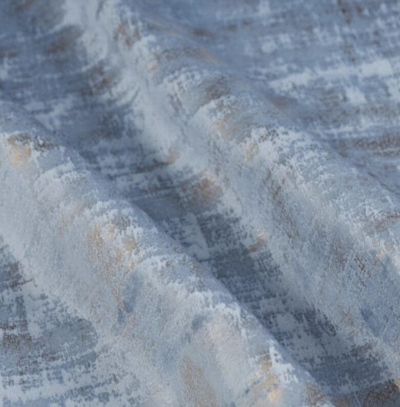 Holland Velvet | Printed Metallic Velvet Fabric | Holland Royal Velvet | 60" Wide | Multiple Colors | My Textile Fabric Yards Dusty Blue 