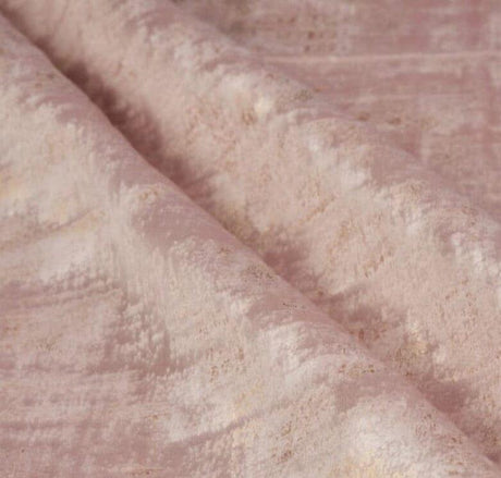 Holland Velvet | Printed Metallic Velvet Fabric | Holland Royal Velvet | 60" Wide | Multiple Colors | My Textile Fabric Yards Blush 