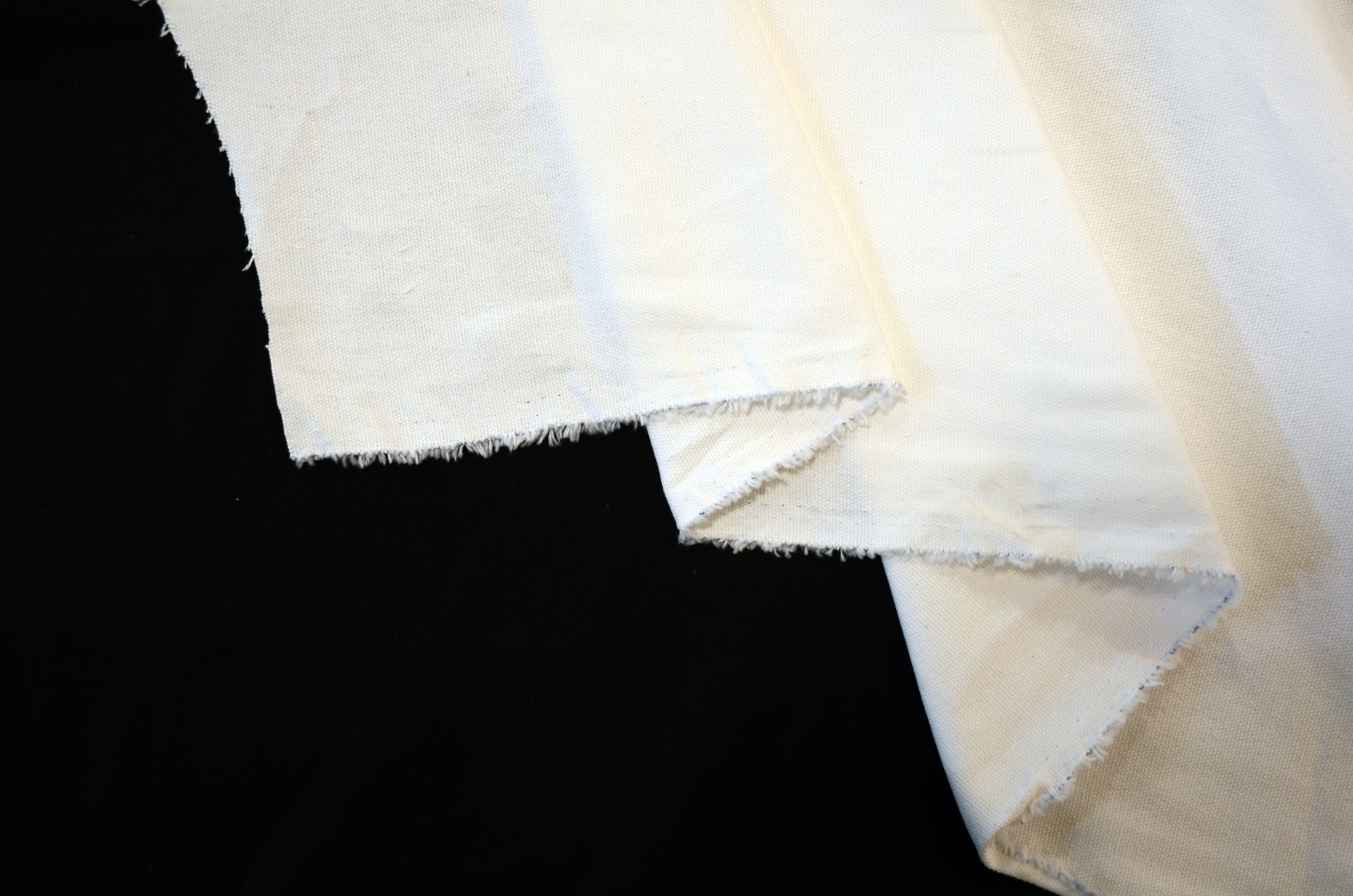 10 Oz 100% Cotton Canvas | Bleached White | Dyed Black | 60" Wide | Fabric mytextilefabric 