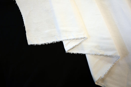 10 Oz 100% Cotton Canvas | Bleached White | Dyed Black | 60
