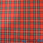 Load image into Gallery viewer, Christmas Red Kilt Fabric | 60&quot; Wide | Red Tartan Fabric | Soft Poly Rayon Kilt | Decor, Napkins, Scarves, Costumes, Blanket, Face Mask, Kilt | Fabric mytextilefabric 
