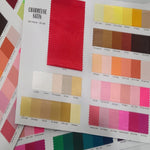 Load image into Gallery viewer, Charmeuse Satin | Silky Soft Satin | 60&quot; Wide | 3&quot;x3&quot; Sample Swatch Page | Fabric mytextilefabric 
