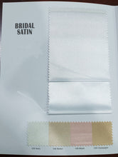 Load image into Gallery viewer, Bridal Satin Fabric | Shiny Bridal Satin | 60&quot; Wide | Sample Swatch | Fabric mytextilefabric 
