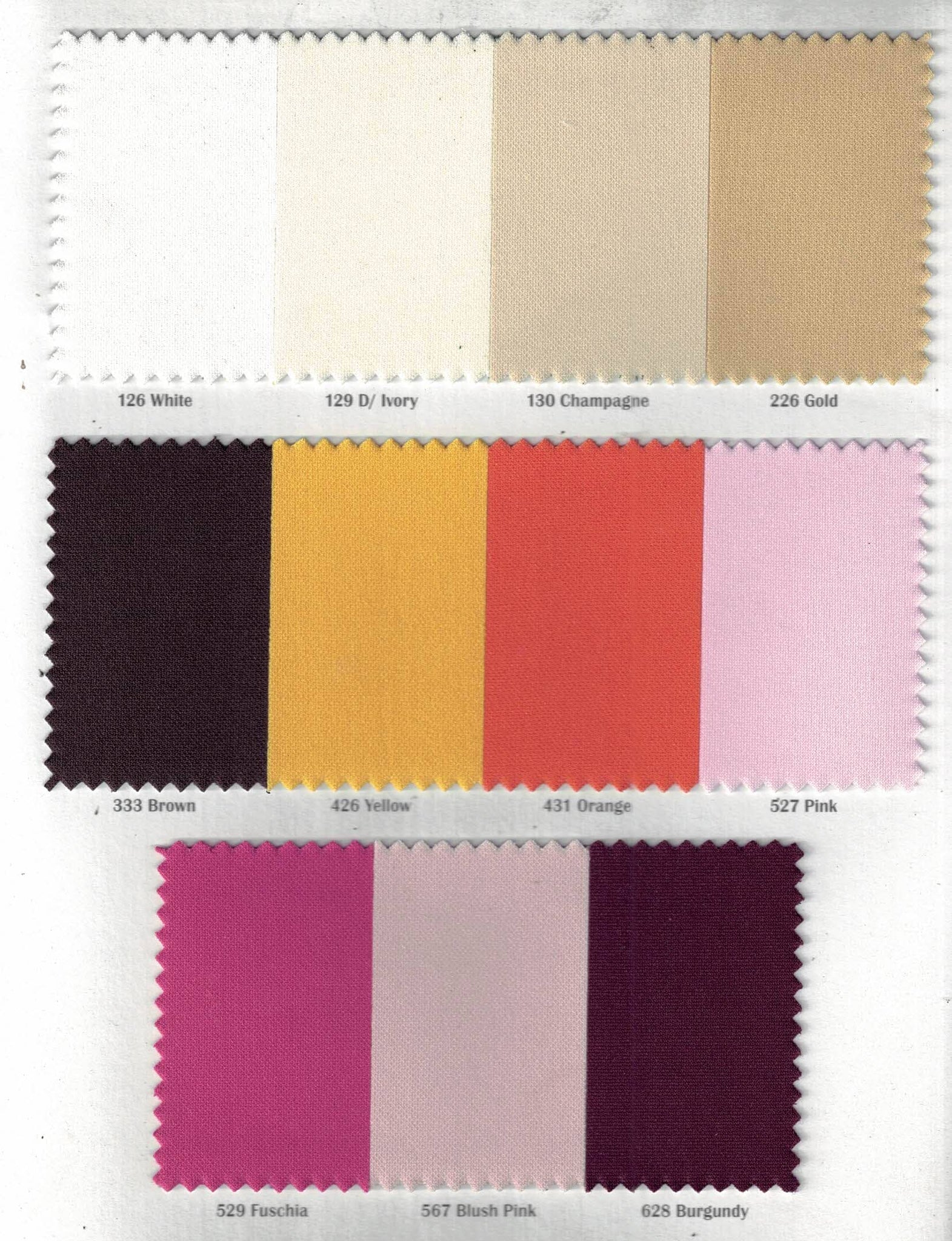 Scuba Knit - Poly/Lycra Blend - Colors - Gaffney Fabrics