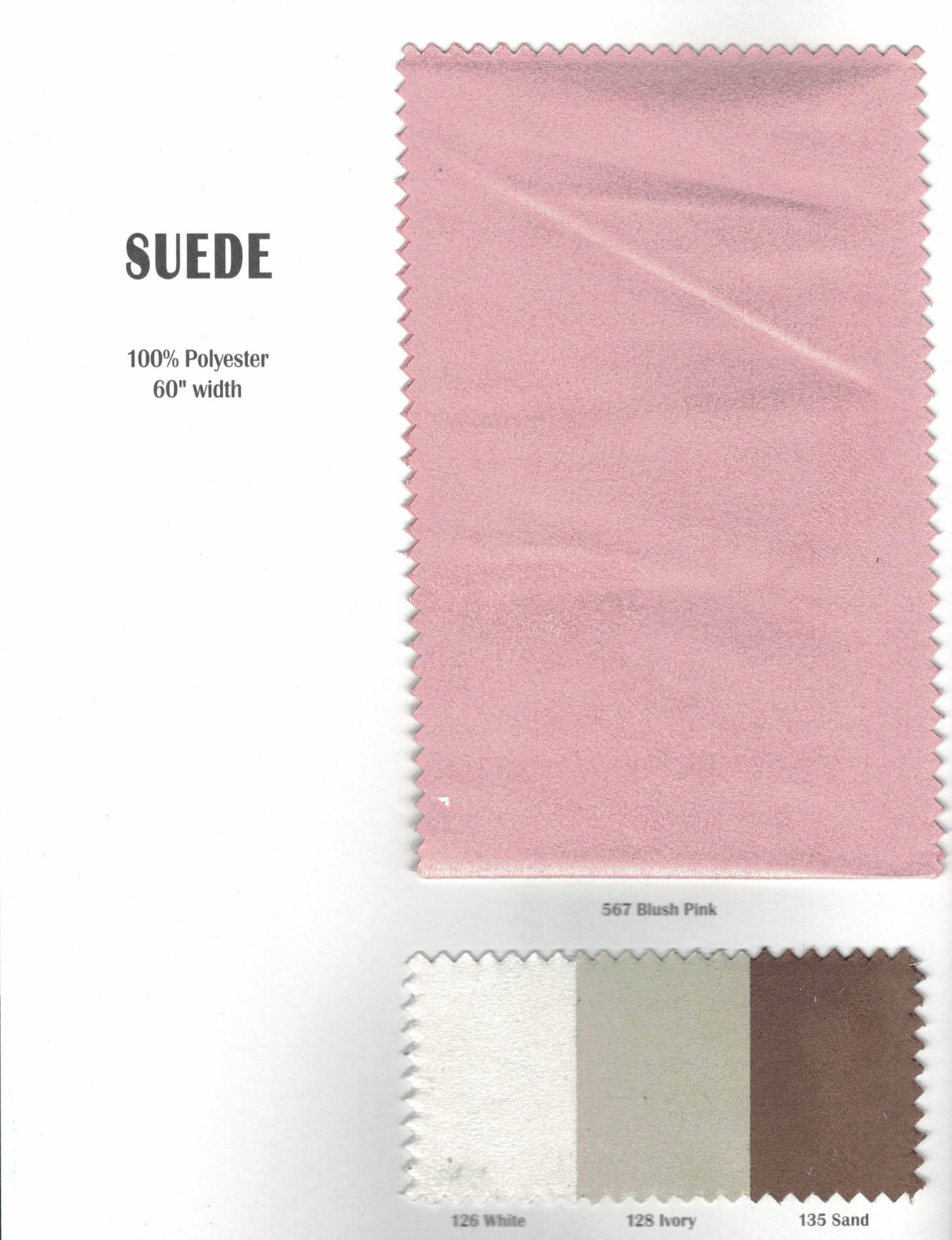 Suede Fabric - Microsuede - 40 Colors - 60" Wide - Faux Suede