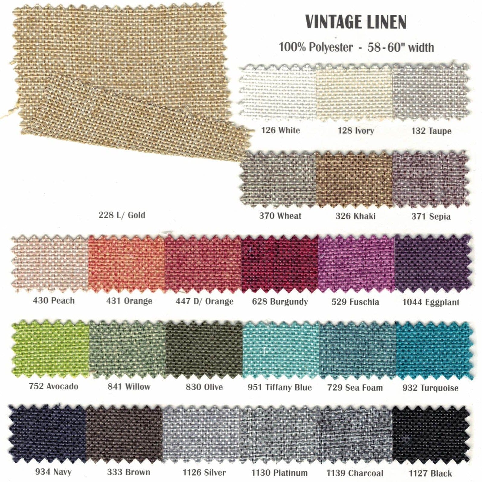 Vintage Linen Fabric | Imitation Burlap Fabric | 60 Wide | Faux Burlap |  Vintage Rustic Natural Look Burlap | Washable Burlap Fabric for Decor 