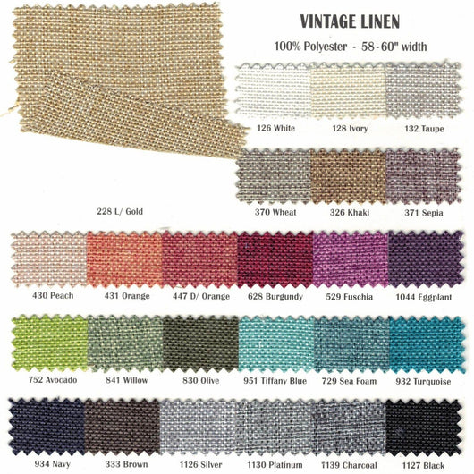Vintage Linen Fabric | Imitation Burlap Fabric | 60