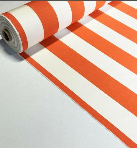 10 Oz 100% Cotton Canvas 2" Stripe | Outdoor Fabric | 60" Wide | Multiple Colors | Fabric mytextilefabric 