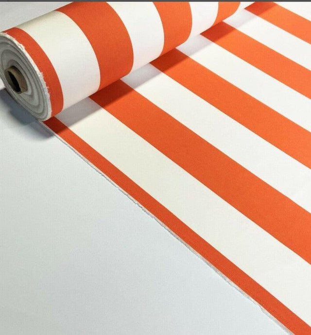 10 Oz 100% Cotton Canvas 2" Stripe | Outdoor Fabric | 60" Wide | Multiple Colors | Fabric mytextilefabric 